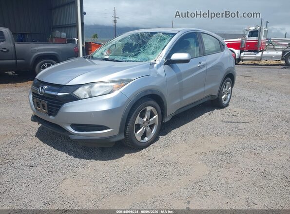 3CZRU6H34HM723561 2017 HONDA HR-V Silver Առջևի ձախ երեք քառորդ տեսարան