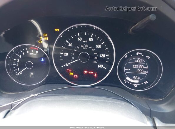 3CZRU6H34JM725705 2018 HONDA HR-V Silver 