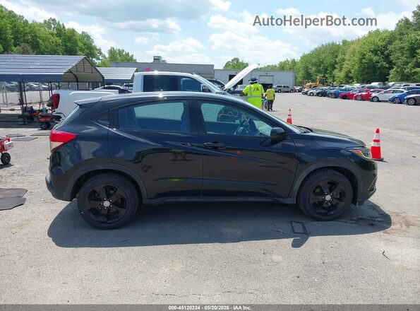 3CZRU6H35MM718217 2021 HONDA HR-V Black Widok wnętrza z tyłu