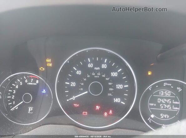 3CZRU6H35NM711219 2022 HONDA HR-V Серый Вид задних сидений
