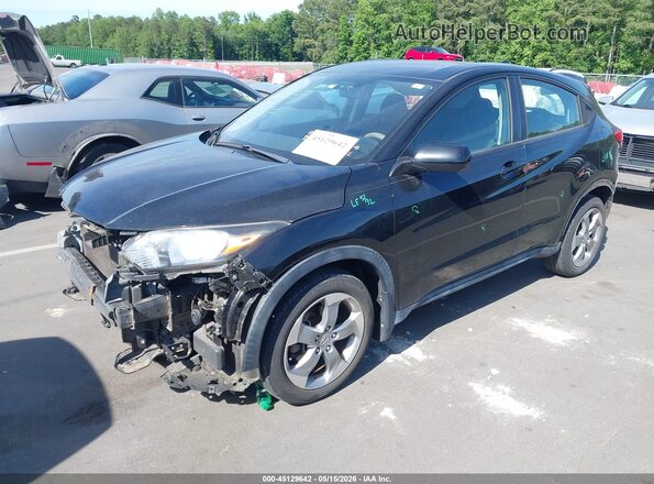 3CZRU6H36JG710086 2018 HONDA HR-V Black Передня ліва чверть