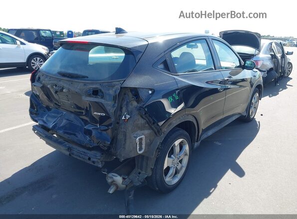 3CZRU6H36JG710086 2018 HONDA HR-V Black Задня права чверть