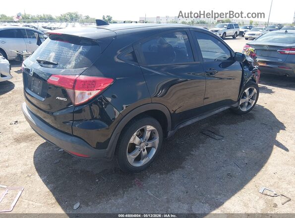3CZRU6H38HM709808 2017 HONDA HR-V Black Rear right
