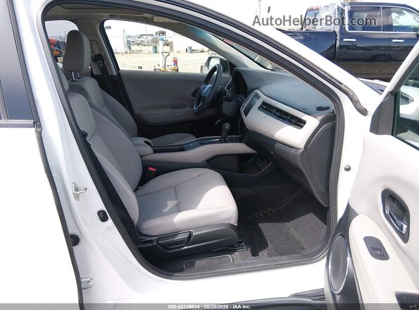 3CZRU6H50HM724756 2017 HONDA HR-V White Widok wnętrza z przodu