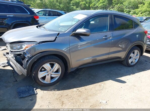 3CZRU6H50KM723971 2019 HONDA HR-V Gray Передня ліва чверть