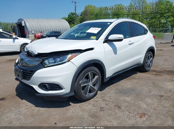 3CZRU6H50MM709779 2021 HONDA HR-V White Առջևի ձախ երեք քառորդ տեսարան