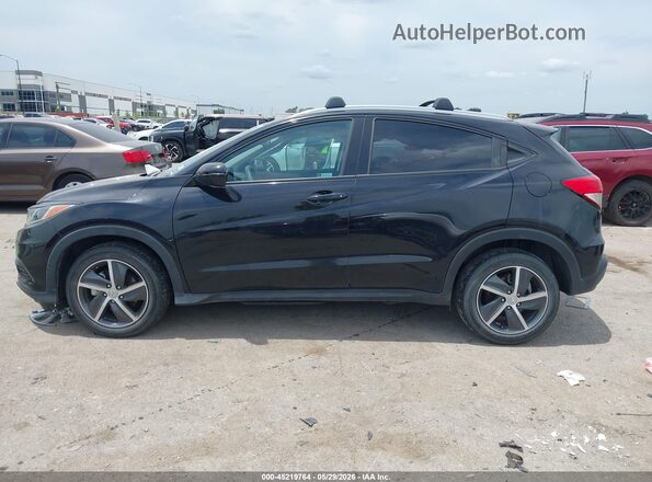 3CZRU6H50NM771202 2022 HONDA HR-V Black სალონის 360-გრადუსიანი ხედი