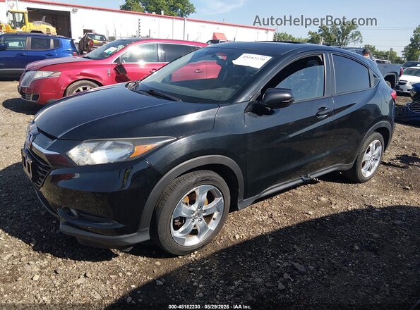 3CZRU6H51GM710282 2016 HONDA HR-V Black Przód lewy