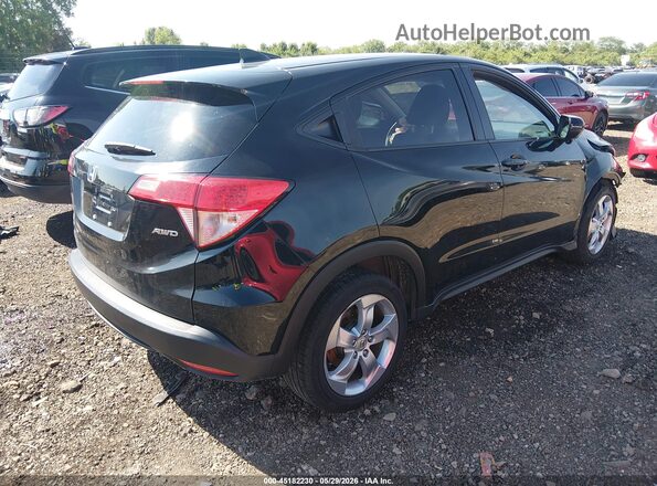 3CZRU6H51GM710282 2016 HONDA HR-V Black Tył prawy