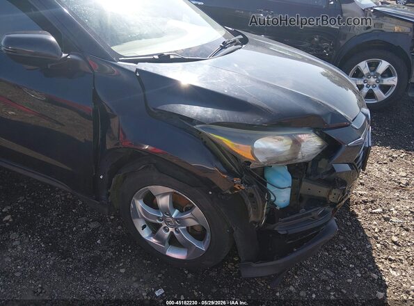 3CZRU6H51GM710282 2016 HONDA HR-V Black Widok z przodu
