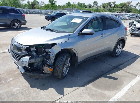 3CZRU6H51KM731044 2019 HONDA HR-V Серебряный Передняя левая четверть