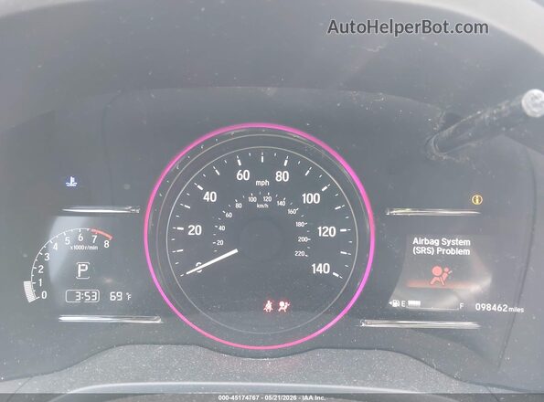 3CZRU6H51KM731044 2019 HONDA HR-V Серебряный Вид задних сидений