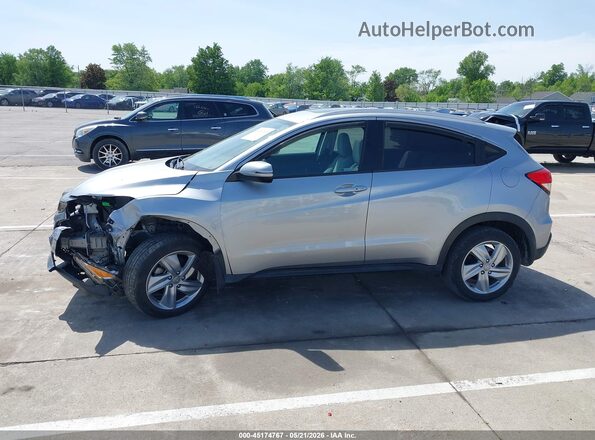 3CZRU6H51KM731044 2019 HONDA HR-V Серебряный Панорамный вид салона 360°
