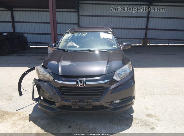 3CZRU6H52GM733456 2016 HONDA HR-V Черный Вид щитка приборов