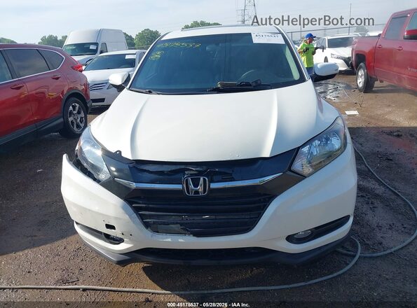 3CZRU6H52JM715630 2018 HONDA HR-V White Instrument cluster view