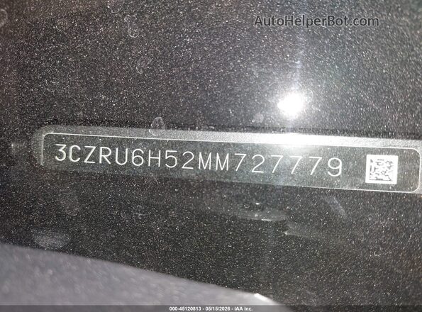 3CZRU6H52MM727779 2021 HONDA HR-V Gray Widok komory silnika
