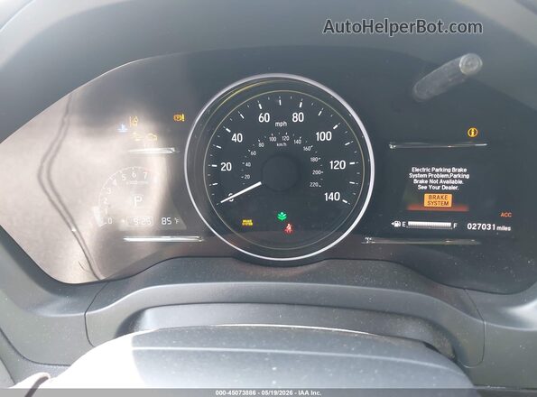 3CZRU6H53MM721666 2021 HONDA HR-V White უკანა სავარძლების ხედი