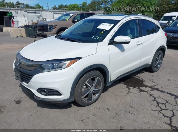 3CZRU6H53MM750892 2021 HONDA HR-V White წინა მარცხენა ხედი სამი მეოთხედიდან