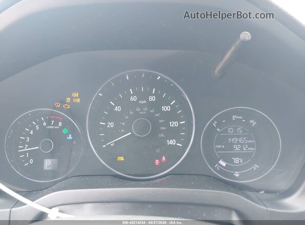 3CZRU6H54JM720330 2018 HONDA HR-V Черный Вид задних сидений