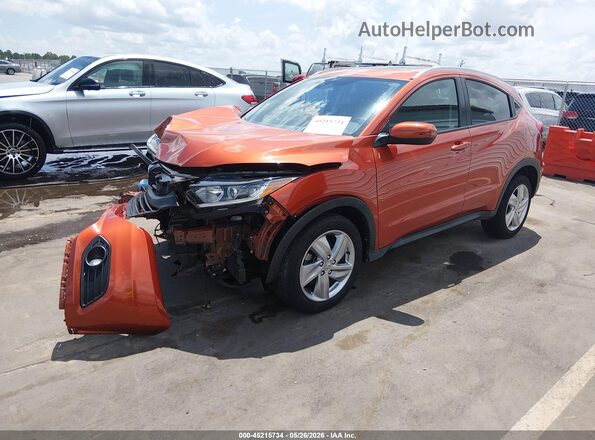 3CZRU6H54LM734361 2020 HONDA HR-V Orange წინა მარცხენა ხედი სამი მეოთხედიდან