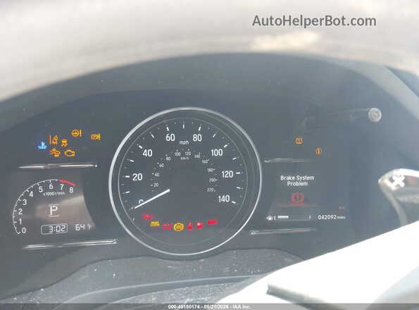 3CZRU6H55KM702503 2019 HONDA HR-V Gray Rear seats view