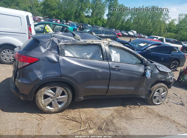 3CZRU6H55KM702503 2019 HONDA HR-V Gray Rear interior view