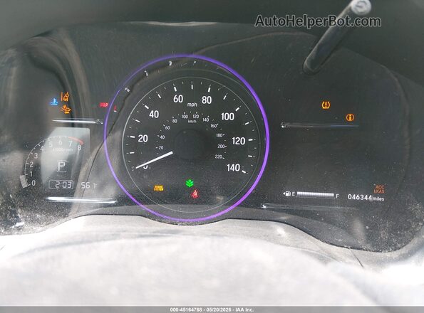 3CZRU6H55KM707328 2019 HONDA HR-V Blue Vista de los asientos traseros