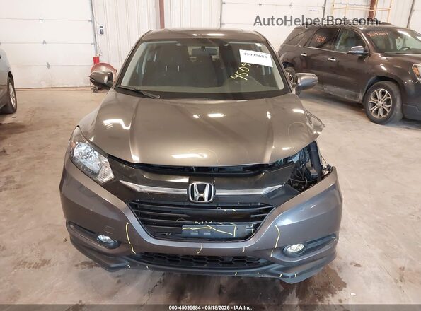 3CZRU6H56HG704090 2017 HONDA HR-V Gray Вид щитка приладів