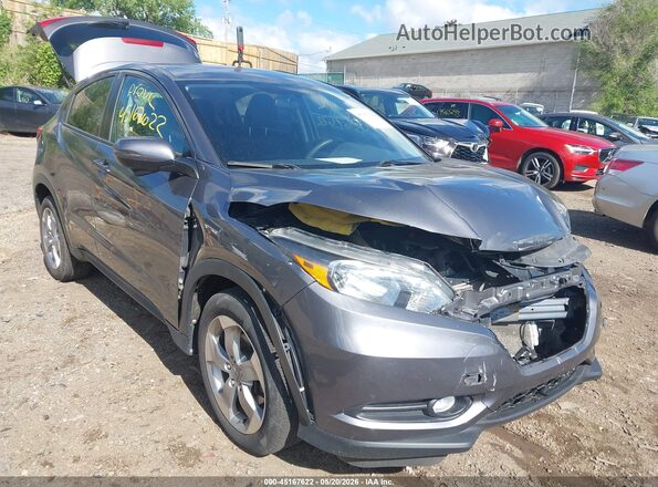 3CZRU6H56HG708401 2017 HONDA HR-V Gray Widok z przodu
