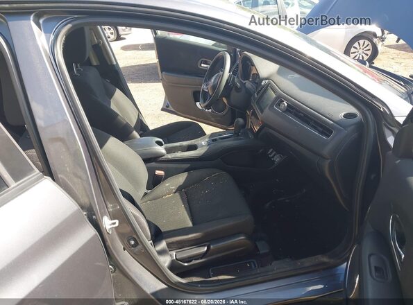 3CZRU6H56HG708401 2017 HONDA HR-V Gray Widok wnętrza z przodu