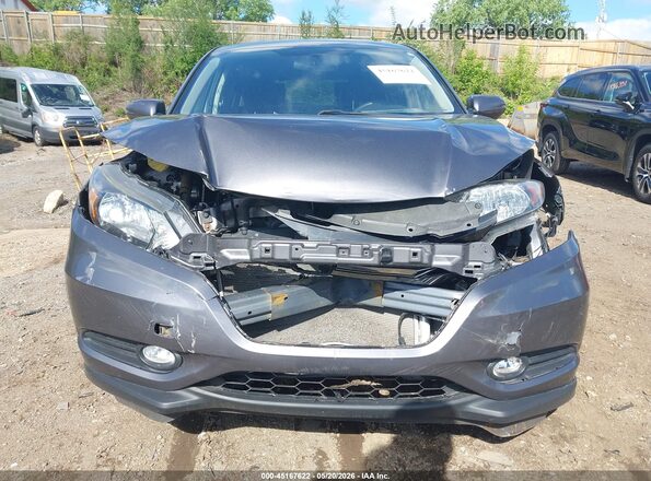 3CZRU6H56HG708401 2017 HONDA HR-V Gray Widok zestawu wskaźników