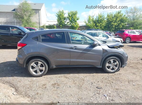 3CZRU6H56HG708401 2017 HONDA HR-V Gray Widok wnętrza z tyłu