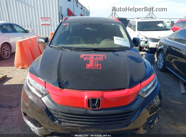 3CZRU6H56LM705203 2020 HONDA HR-V Черный Вид щитка приборов