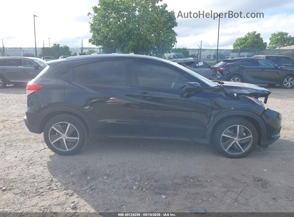 3CZRU6H56MM726005 2021 HONDA HR-V Black ხელსაწყოთა პანელის ხედი