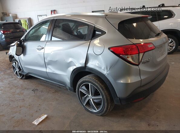 3CZRU6H56MM755696 2021 HONDA HR-V Silver Trasero izquierdo