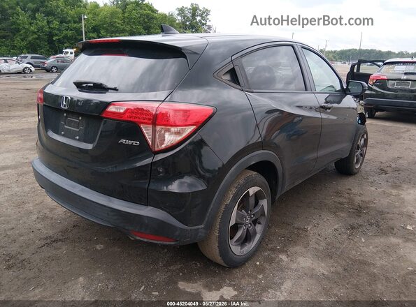 3CZRU6H57JM728048 2018 HONDA HR-V Black უკანა მარჯვენა