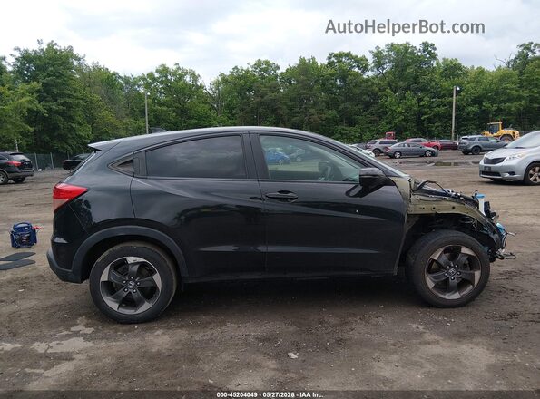 3CZRU6H57JM728048 2018 HONDA HR-V Black სალონის 360-გრადუსიანი ხედი
