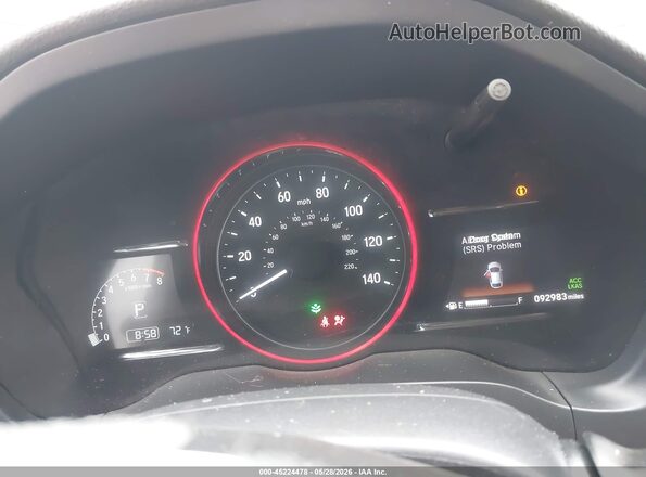 3CZRU6H59MM746765 2021 HONDA HR-V Black Vista de los asientos traseros