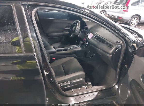 3CZRU6H5XLM712560 2020 HONDA HR-V Black Widok wnętrza z przodu