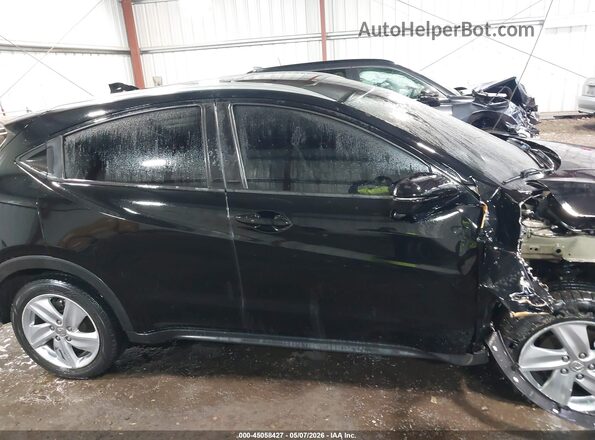 3CZRU6H5XLM712560 2020 HONDA HR-V Black Widok wnętrza z tyłu