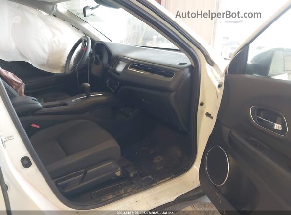 3CZRU6H5XNM704154 2022 HONDA HR-V White Widok wnętrza z przodu