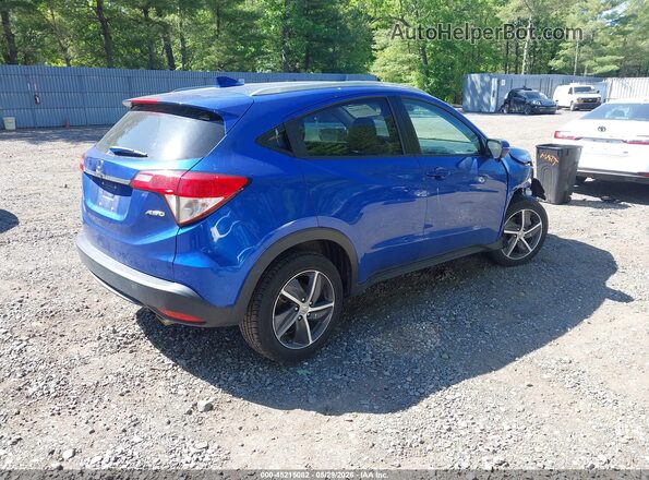 3CZRU6H5XNM746016 2022 HONDA HR-V Blue Rear right