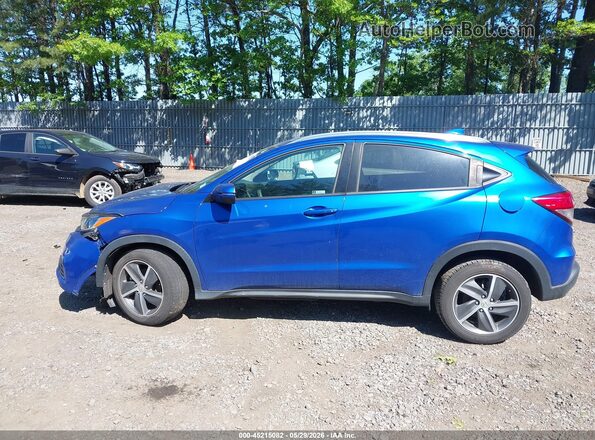 3CZRU6H5XNM746016 2022 HONDA HR-V Blue 360 interior view
