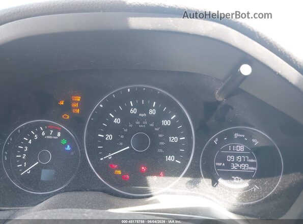 3CZRU6H73HM700341 2017 HONDA HR-V Green Widok tylnych siedzeń