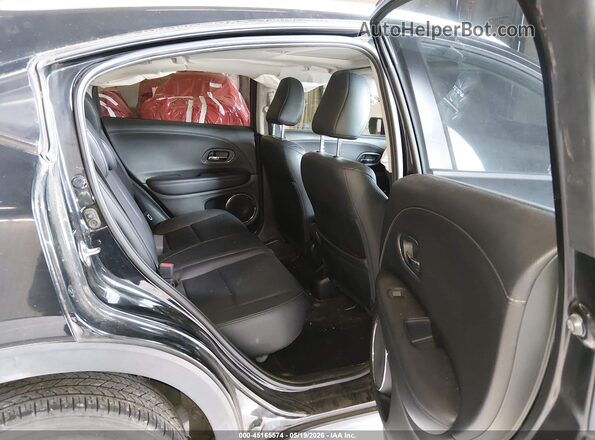 3CZRU6H73HM715227 2017 HONDA HR-V Black VIN კოდის სტიკერის ხედი