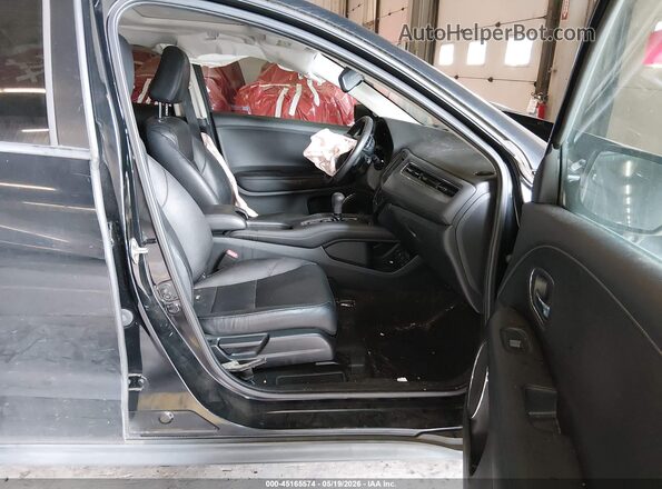 3CZRU6H73HM715227 2017 HONDA HR-V Black წინა სალონის ხედი
