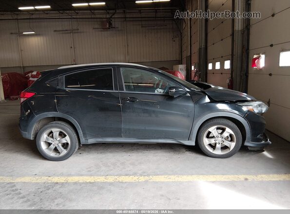 3CZRU6H73HM715227 2017 HONDA HR-V Black სალონის 360-გრადუსიანი ხედი