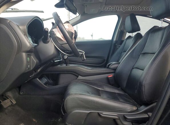 3CZRU6H73LM734059 2020 HONDA HR-V Черный Вид салона спереди