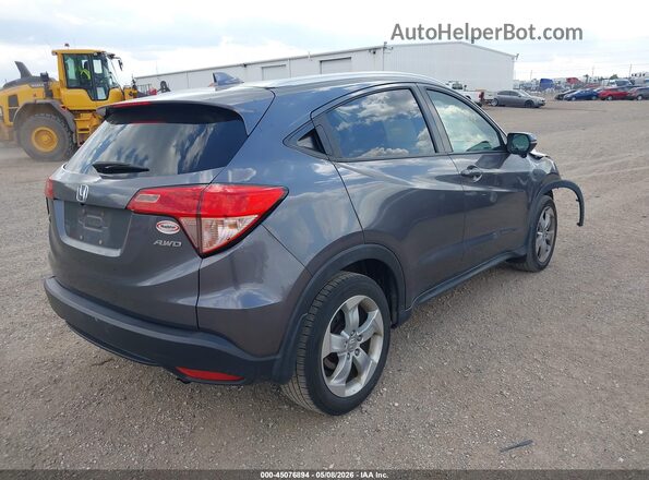 3CZRU6H7XGM723324 2016 HONDA HR-V Gray Tył prawy