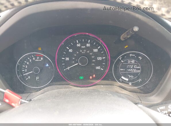 3CZRU6H7XGM723324 2016 HONDA HR-V Gray Widok tylnych siedzeń